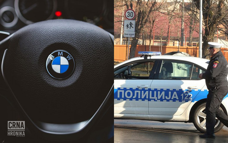 Maloljetnik divljao BMW-om, policija oduzela automobil njegovom ocu