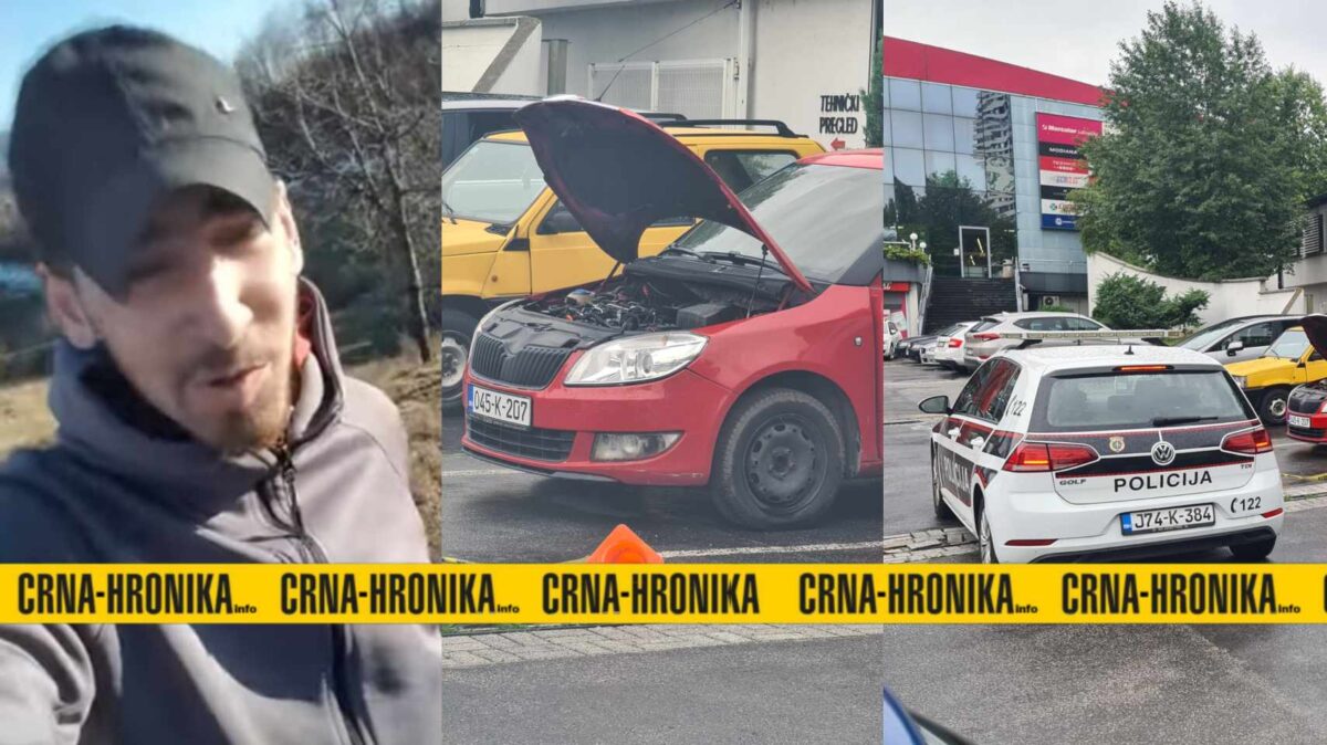 Ovo je piroman Džekson koji pali automobile po Sarajevu