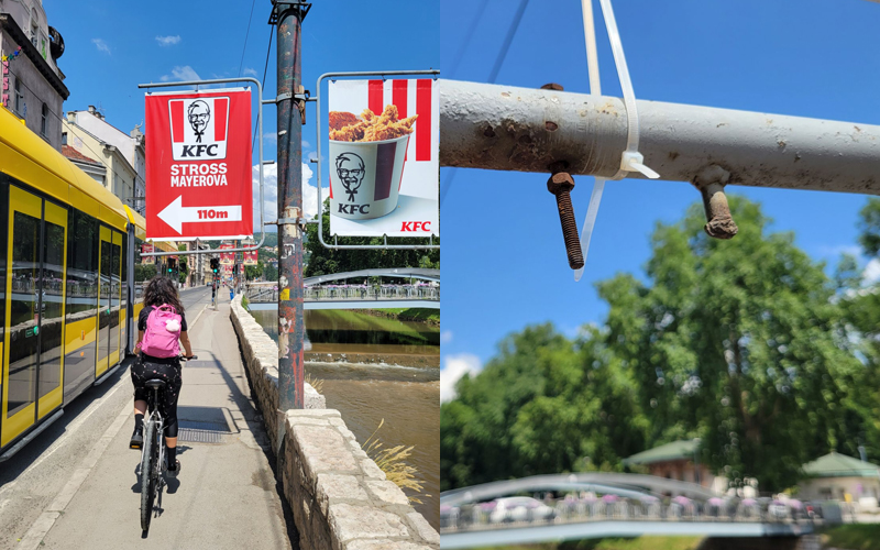 Oprez za bicikliste, vožnja Sarajevom može biti opasna po život