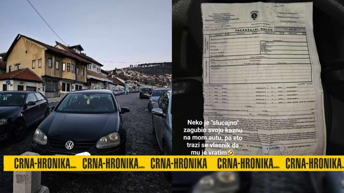 Oprez Sarajlije: “Neko postavlja svoje kazne na tuđa auta. Pazite šta plaćate”