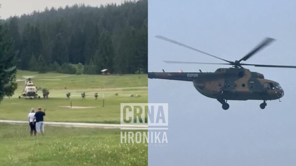 (VIDEO) Vojnici vježbali helikopterski desant na Igmanu