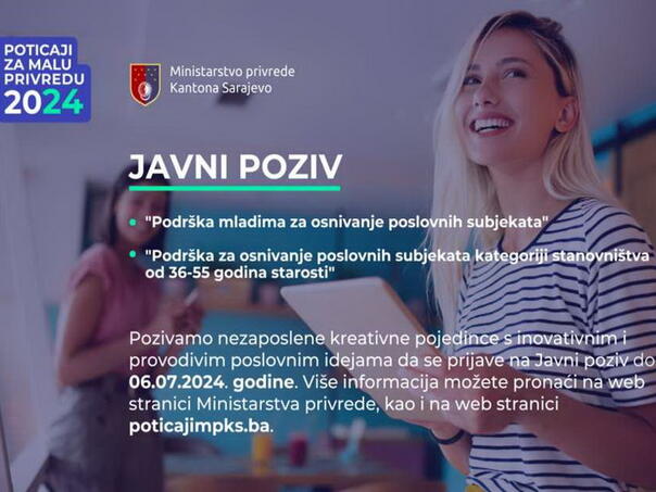 Ministarstvo privrede KS objavilo javne pozive za razvoj male privrede