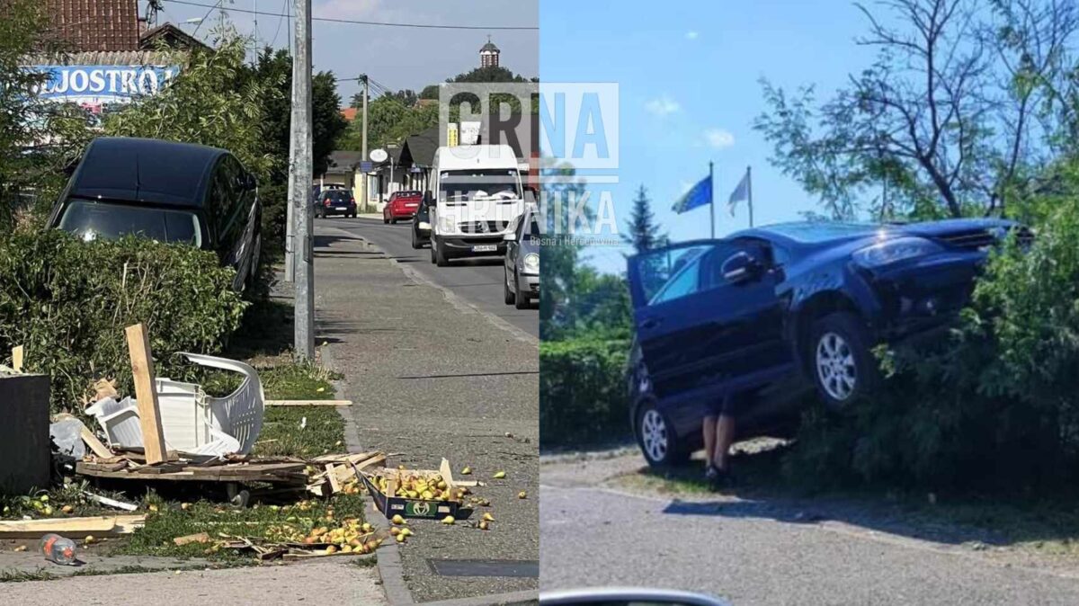 (VIDEO) U saobraćajnoj nesreći automobilom pokosio prodavača voća