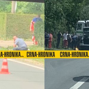 Teška saobraćaja nesreća na putu M18: Motocikl se sudario sa kamionom