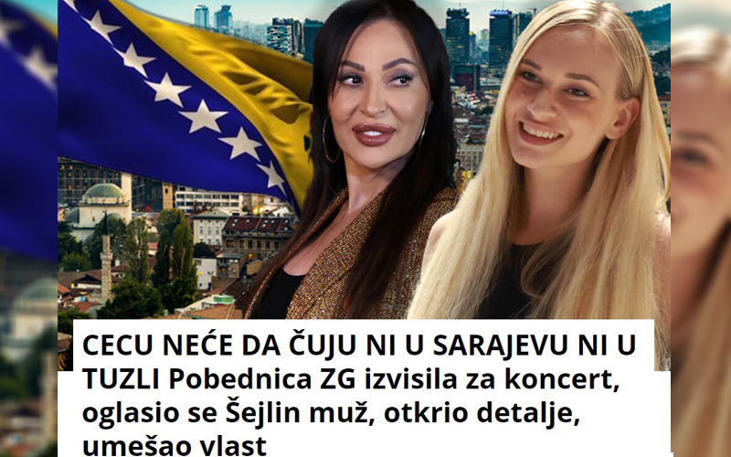 Srpski mediji: Zbog Šejle Zonić Cecu neće da čuju ni u Sarajevu ni u Tuzli