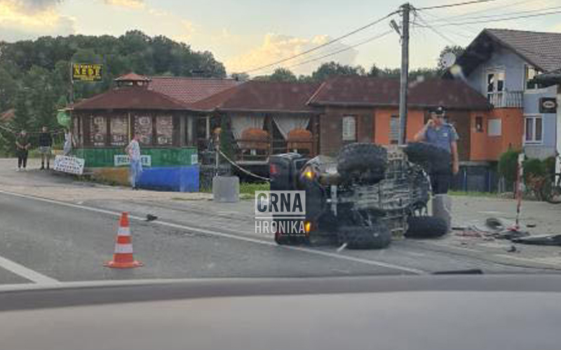 Teška nesreća kod Viteza, vozač quada povrijeđen