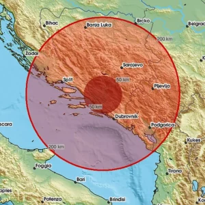 Blagi zemljotres u Mostaru: Epicentar kod grada