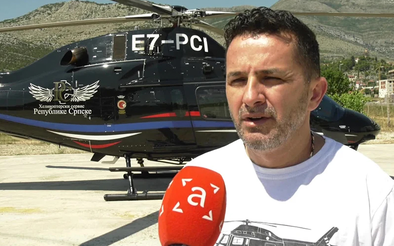 Direktor Helikopterskog servisa RS: Požar je ugašen na kompletnoj opštini Ljubinje