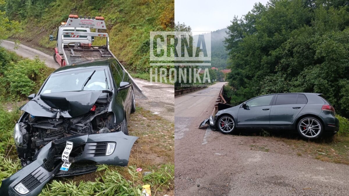 (FOTO) Vozačica Golfa zaspala za volanom: U nesreći povrijeđeno 5 osoba