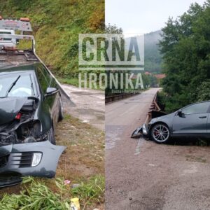 (FOTO) Vozačica Golfa zaspala za volanom: U nesreći povrijeđeno 5 osoba