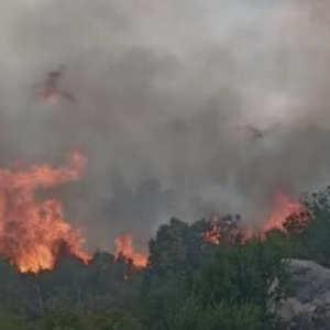 Požar na brdu kod Mostara i dalje neugasiv, vatrogasci se bore s nepristupačnim terenom