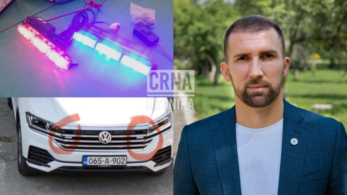 Ministar Adnan Delić na službeni automobil ugradio blinkere iako za to nema pravo