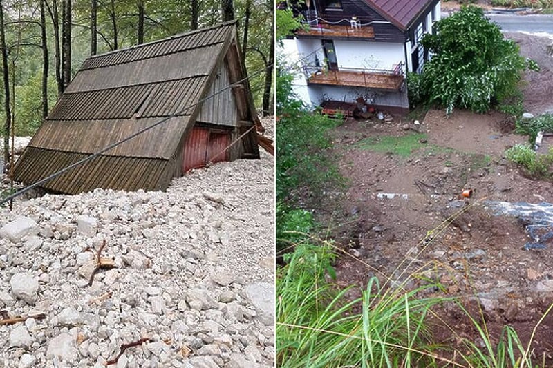 Nevrijeme u Sloveniji: “Planinari satima bili pod odronom”