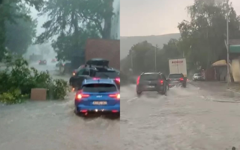 Bileću pogodilo jako nevrijeme: Padao led i jaka kiša