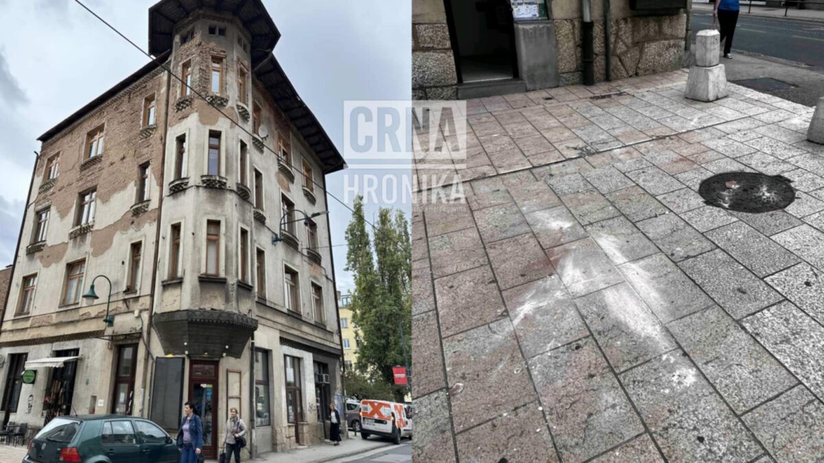 Pogledajte kako fasada pada po Sarajlijama i turistima: “Nadležne ovo ne zanima”