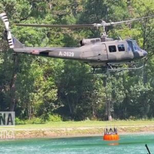 Helikopteri OS BiH jučer gasili požar po 5 sati i izbacili 56.000 litara vode