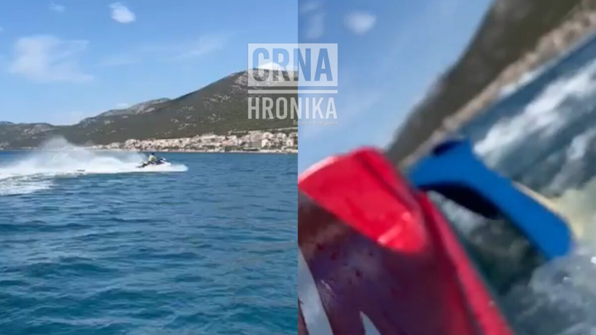 Arapski turista divljao jet-skijem u Neumu: Udario u pedalinu s ljudima