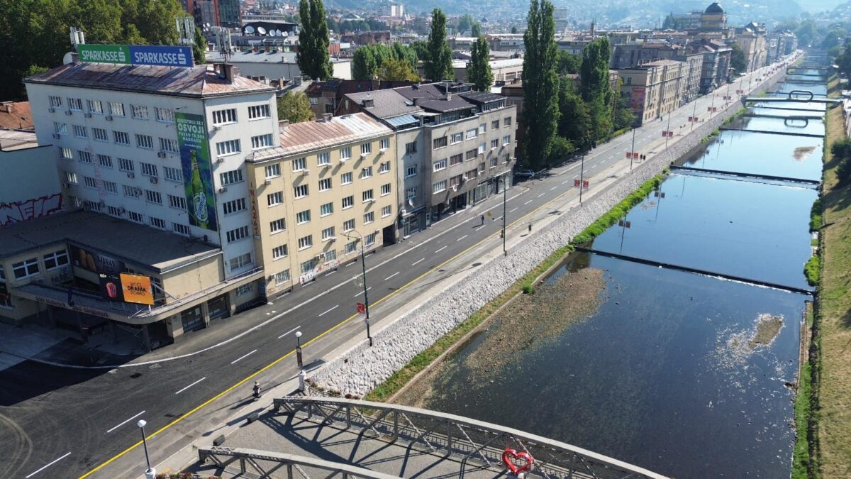 Obala Kulina bana otvorena za saobraćaj nakon završetka radova, tramvaji privremeno mijenjaju rutu