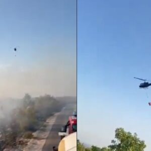 Helikopter Oružanih snaga BiH za 50-tak minuta ugasio požare oko Mostara