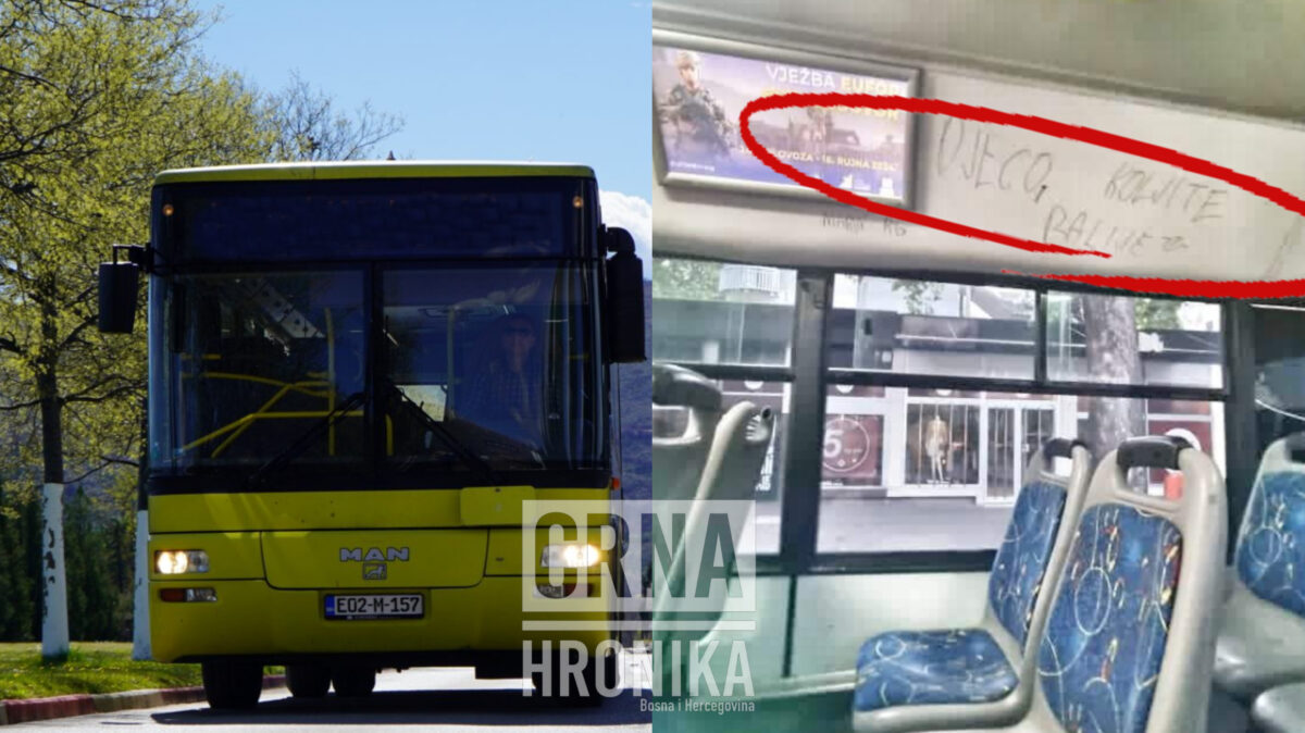 Sramne poruke u mostarskim autobusima