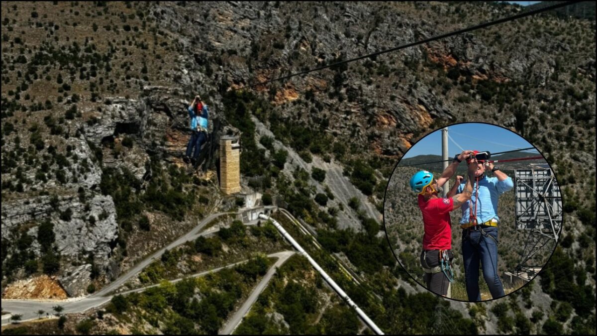 Pogledajte kako je Čović iskusio adrenalinski izazov: Posjetio najduži zipline u BiH