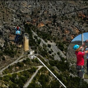 Pogledajte kako je Čović iskusio adrenalinski izazov: Posjetio najduži zipline u BiH