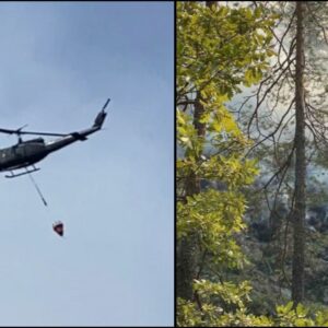 Oružane snage BiH angažovale helikopter za gašenje požara na Konjuhu