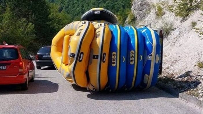 Prevrnuo se kombi s rafting opremom kod Boračkog jezera: Dvije osobe u teškom stanju