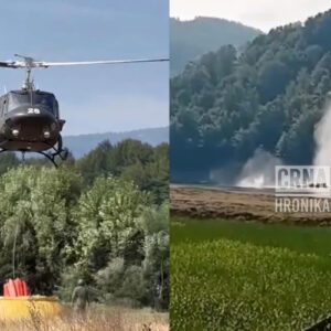 (VIDEO) Helikopter Oružanih snaga BiH se srušio u jezero, ima povrijeđenih