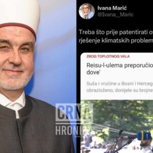 Ivana Marić ismijavala reisu-l-ulemu Kavazovića jer je preporučio učenje ‘Kišne dove’