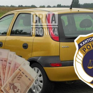 Sarajevska policija oduzela Opela Corsu od vozača koji je imao 11.667 KM kazni