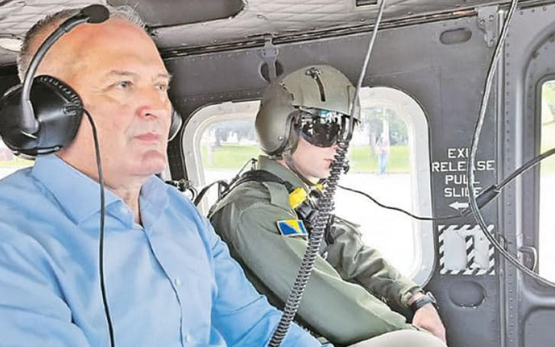 Helez: Ponovo traže da helikopter Srbije gasi požar kod Foče, a nisu tražili pomoć OSBiH