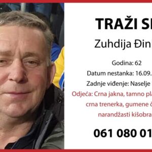 Nestao i Tuzlak: Da li ste vidjeli Zuhdiju?