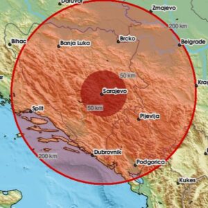 Jak zemljotres zatresao Sarajevo