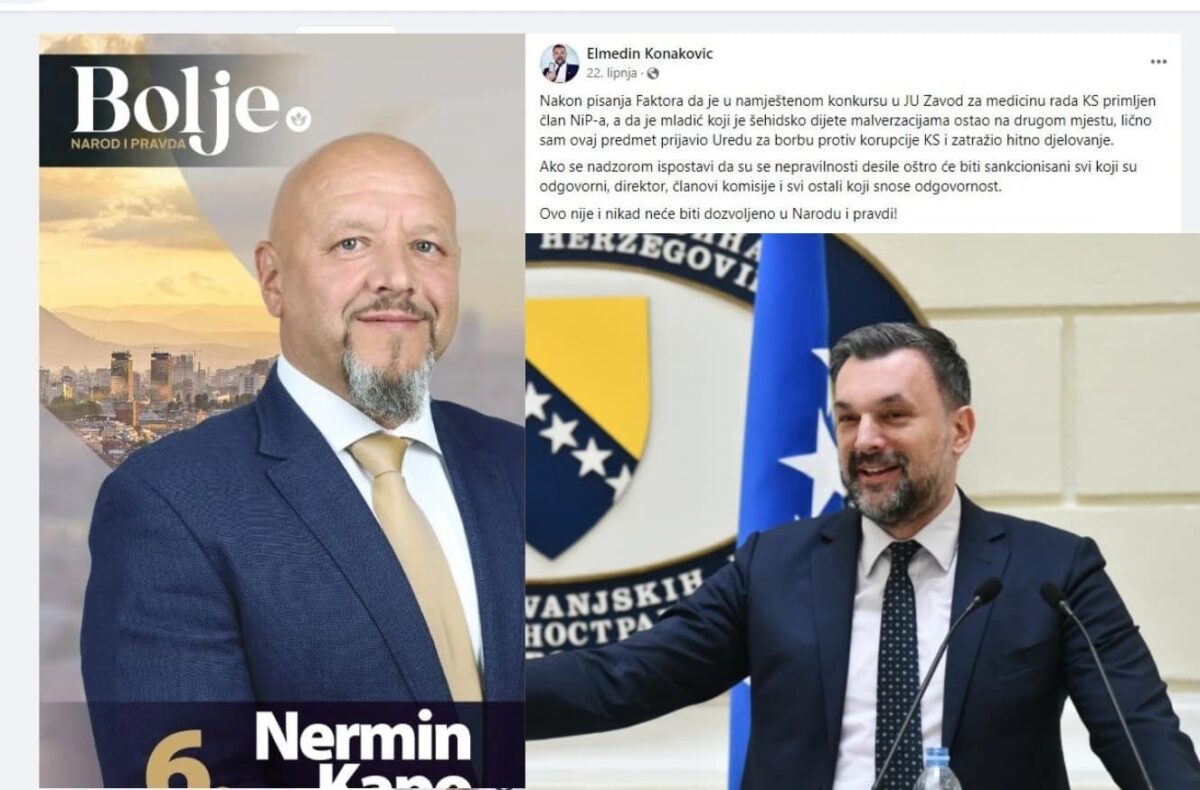 NIP nakon što je preko štele zaposlio svog čovjeka umjesto djeteta šehida, istog stavili i na listu