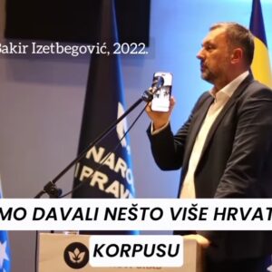 Konaković na predizbornom skupu pustio govor Bakira Izetbegovića: “Ko je više davao Hrvatima”