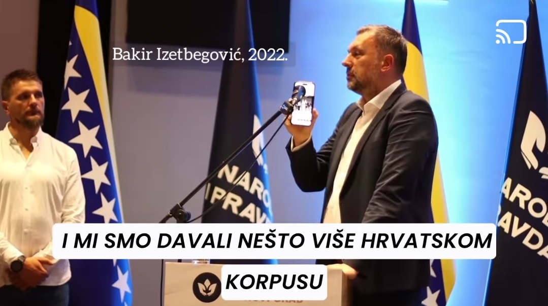 Konaković na predizbornom skupu pustio govor Bakira Izetbegovića: “Ko je više davao Hrvatima”