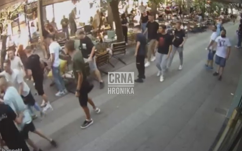 (VIDEO) Pojavio se snimak masovne tučnjave na Ilidži: Jedan koristio bokser