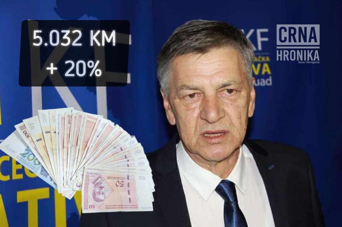 Fuad Kasumović ima platu od 5.032 KM i pored toga uzima 20% nezakonitog dodatka