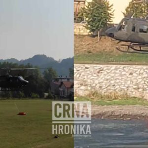 (VIDEO) Helikopter OS BIH pomaže u gašenju požara u Maglaju