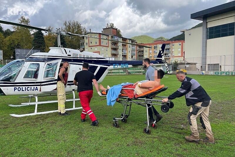 I FUP-ov helikopter pomaže povrijeđenima: Isak kaže da je zaštita života građana najvažnija