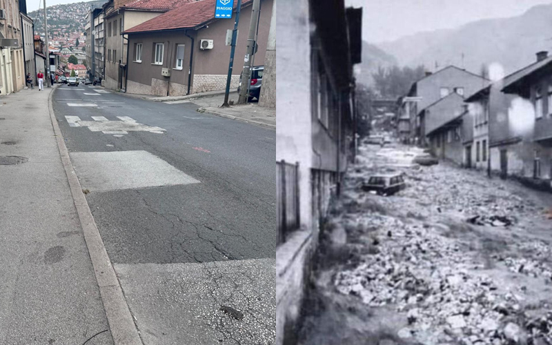 Sarajevo je prije 38 godina pogodilo veliko nevrijeme, voda je niz Bistrik nosila automobile, asfalt…