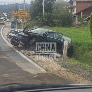 (FOTO) Teška nesreća na M4: Povrijeđena jedna osoba, saobraćaj normalizovan