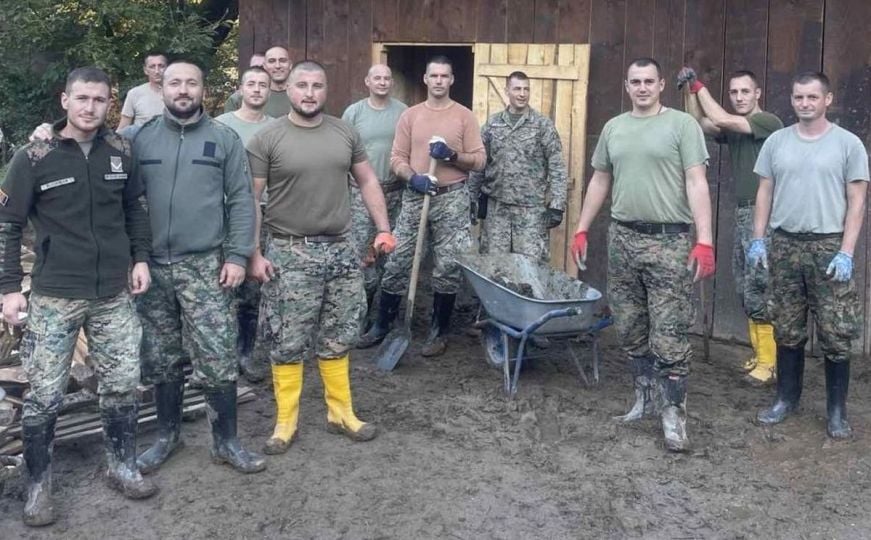 Vojska je i dalje na terenu: Pomažu u Donjoj Jablanici, Konjicu, Fojnici i Kiseljaku