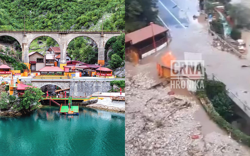 (VIDEO) Katastrofa u Jablanici: Pogledajte fotografije restorana Komadinovo Vrelo prije i poslije odrona