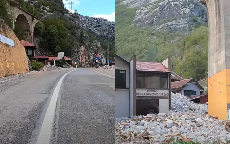 (VIDEO) Pogledajte kako sada izgleda cesta između Mostara i Jablanice, ali i trenutno stanje restorana Komadinovo Vrelo