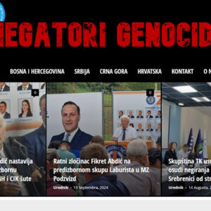 Puštena u rad web platforma Negatorigenocida.info: “Evidentiramo slučajeve negiranja”