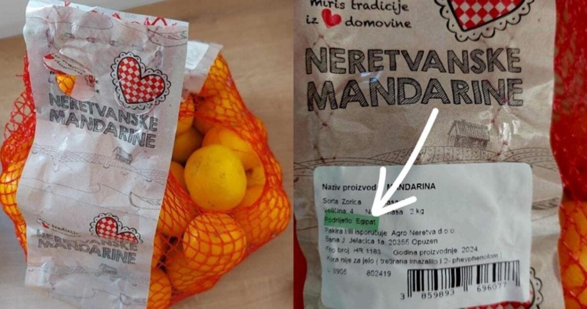 Prodaja “neretvanskih” mandarina iz Egipta